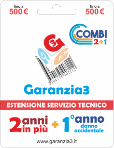 2 anni in più + 12 mesi danno accidentale - fino 500 €