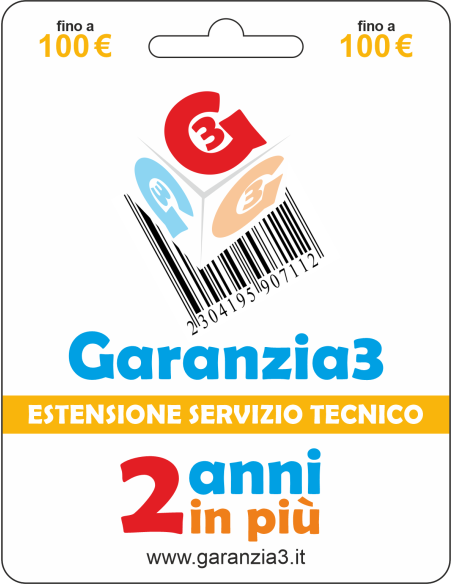 2 anni in più - fino €100