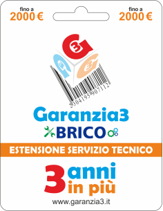 3 anni in più - fino 2000 €