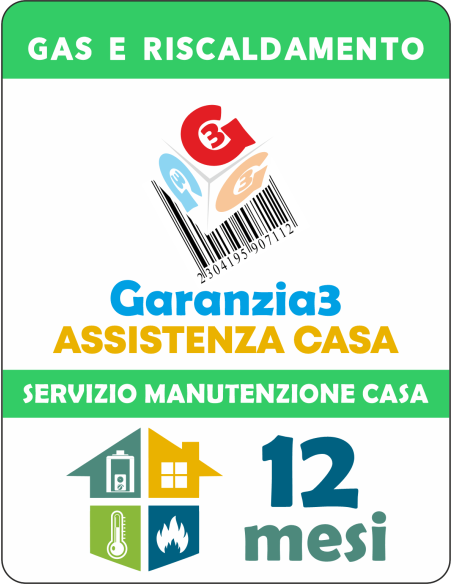 Servizio Assistenza Casa : 12 mesi per manutenzione gas e riscaldamento